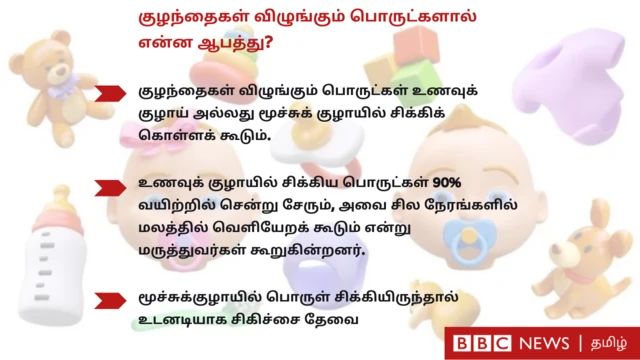  குழந்தையின் நுரையீரலில் சிக்கியிருந்த LED விளக்கு