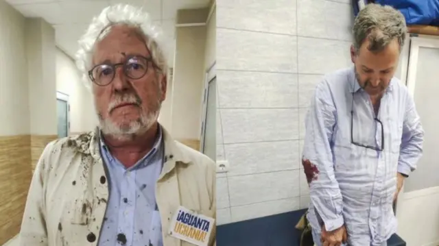 Héctor Abad Faciolince y Sergio Jaramillo.