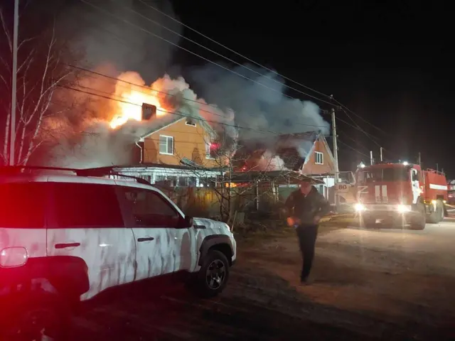 Наслідки атаки дронів в Росії