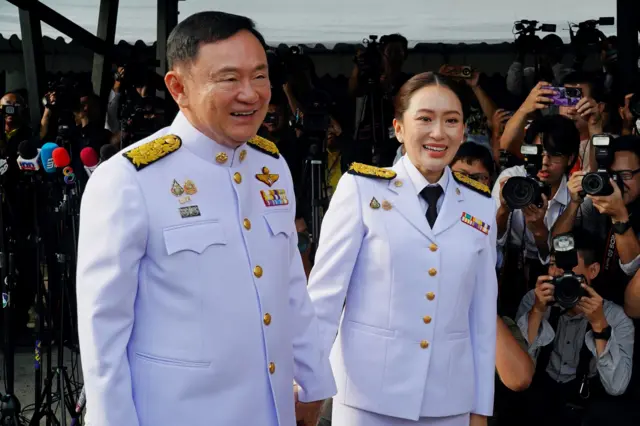 Ông Thaksin và bà Paetongtarn Ông Thaksin và bà Paetongtarn