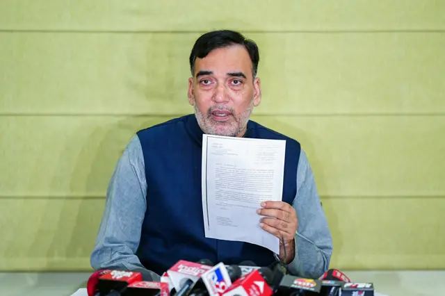 दिल्ली के पर्यावरण मंत्री गोपाल राय 