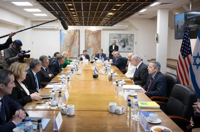 دیدار بلینکن و نتانیاهو در تل آویو