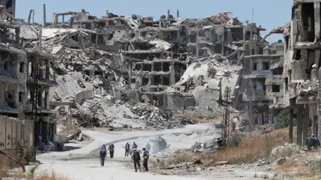 ১২ বছরের গৃহযুদ্ধে সিরিয়া একেবারে ধ্বংস হয়ে গেছে