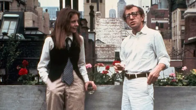 Woody Allen y Diane Keaton en Annie Hall