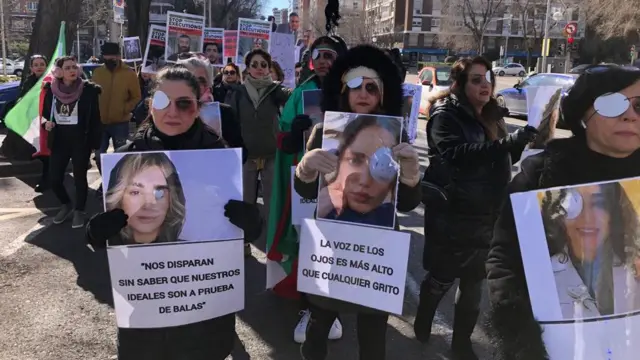 تجمع در شهر مادرید اسپانیا