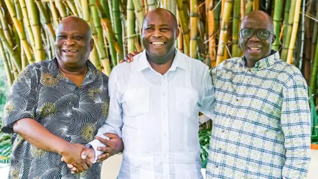 Domitien Ndayizeye, Evariste Ndayishimiye na Sylvestre Ntibantunganya