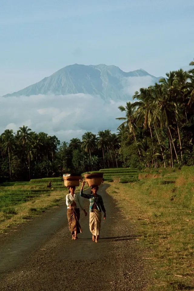 Bali, Gunung Agung, 1966