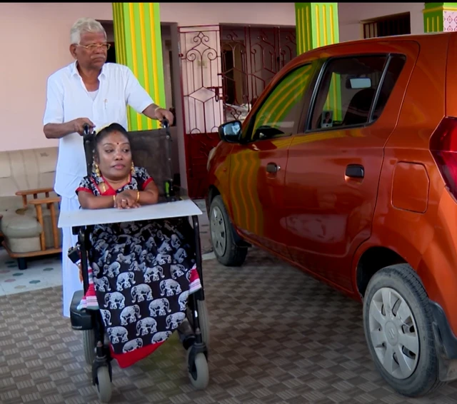 மாற்றுத்திறனாளி பெண் ரூபா