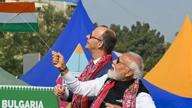 గాలిపటాలు, చరిత్ర, ప్రధాని నరేంద్ర మోదీ