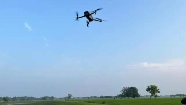 ड्रोनको सहयोग