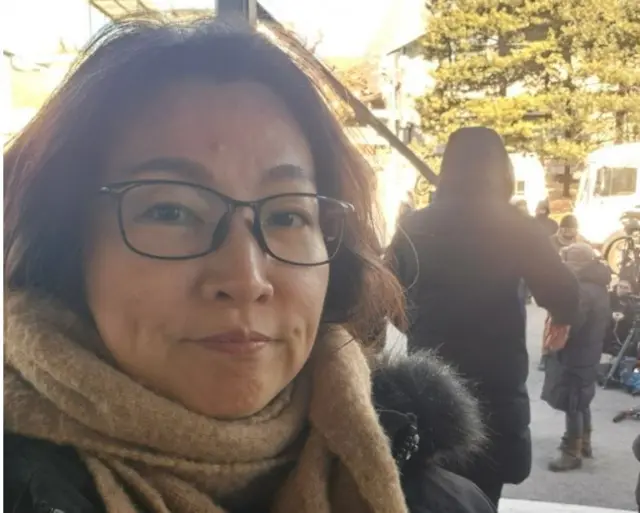 오미아 씨는 지난 2월 5일 윤 대통령 5차 변론 기일 방청객으로 참여했다