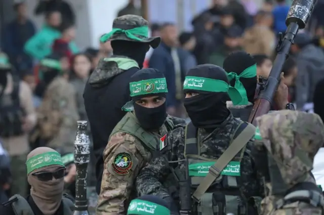 نیروهای نقاب زده حماس