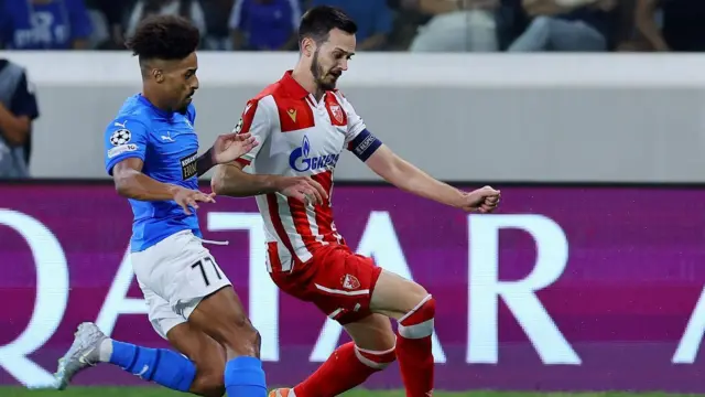 Mirko Ivanić bio je najbolji fudbaler Zvezde u revanšu protiv Pafosa