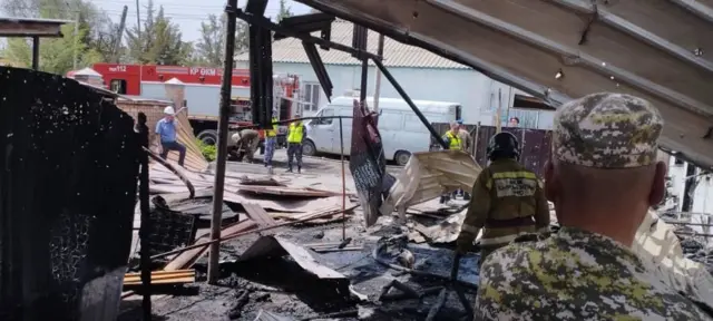 Контр-террордук операция маалында жабыркаган турак жайлар