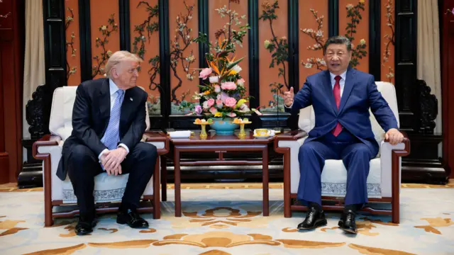 2026年5月15日，中國國家主席習近平與美國總統特朗普在中國北京中南海會晤