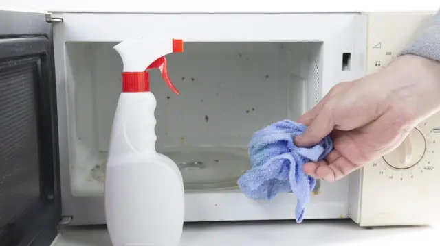 মাইক্রোওয়েভ পরিষ্কার