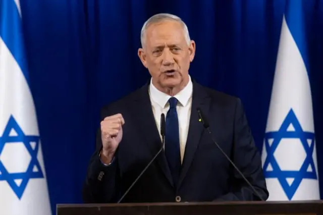 ઇઝરાયલના વૉર કૅબિનેટ મંત્રી બેની ગૈન્ટ્ઝ