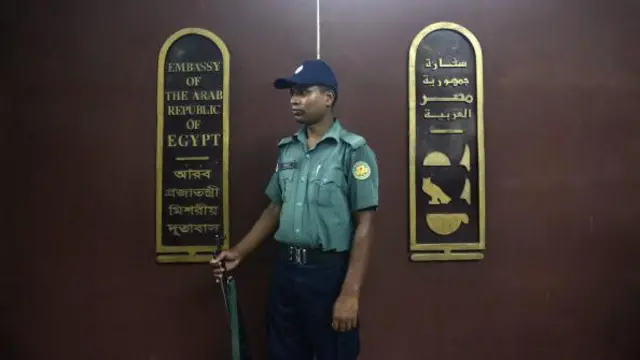 দূতাবাসের নিরাপত্তাকর্মী