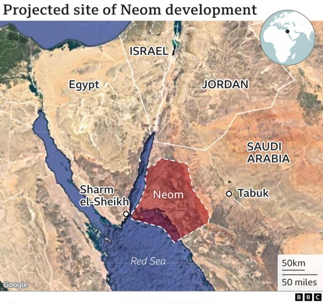 Neom map