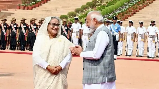 ক্ষমতাচ্যূত হয়ে দেশ ছাড়ার পর থেকে ভারতে অবস্থান করছেন শেখ হাসিনা
