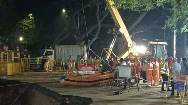 வேளச்சேரி கட்டுமான விபத்து - மிக்ஜாம் புயல்