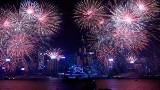 Fireworks for Hong Kong