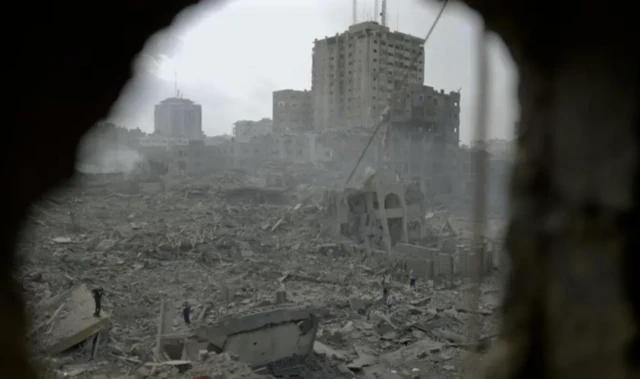 تصویری از سرزمین‌های متروک در غزه