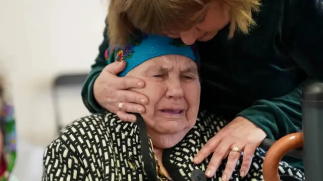 Nina Skorkina sasa ameondoka kijijini kwake karibu na mpaka wa Urusi