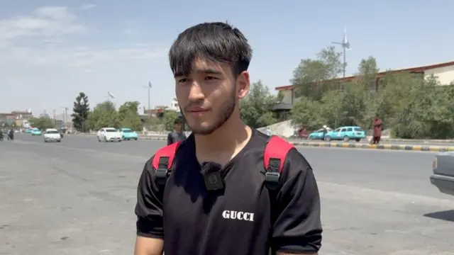 بصیر، ورزشکار کیکبوکسینگ، از حکومت طالبان میخواهد از ورزشکاران کمایت کند. او مهمترین تغییر سالهای گذشته را پایان جنگ و برقراری آرامش میداند.