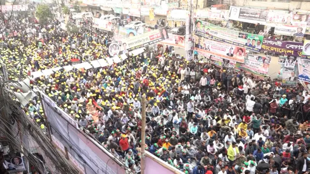 দলীয় কর্মসূচীতে নয়াপল্টনে বিএনপির কর্মী সমর্থকরা