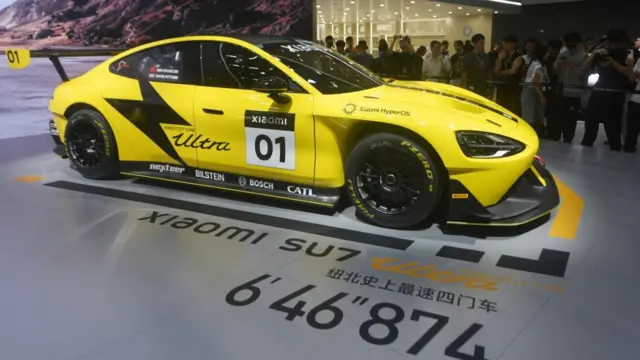 شيائومی مدل آزمایشی SU7 اولترا را در نمایشگاه گوانگژو نمایش داد