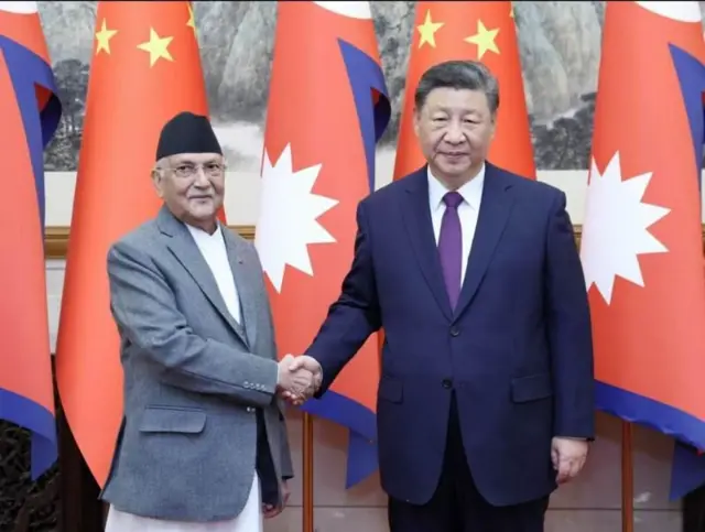 केपी ओली र सी जिन्पिङ