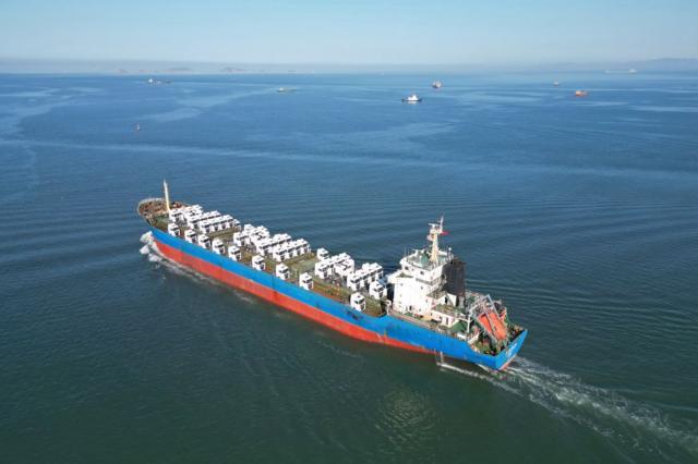 Navio carregado777 roletacaminhões