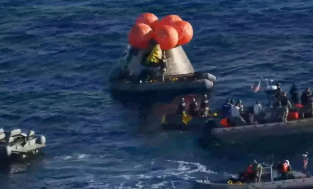 آرٹیمس 2 کے خلابازوں کی زمین پر واپسی