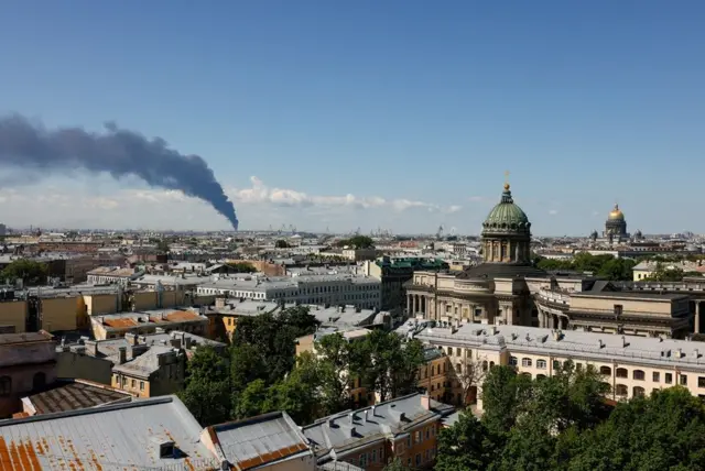 ukrajinski napad na Sankt Peterburg