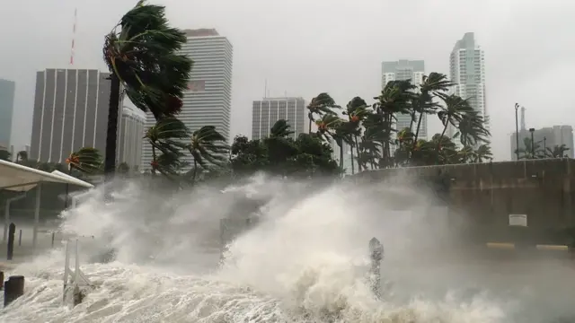 Destruição causada pelo furacão Irmadownload h2betMiami, 2017