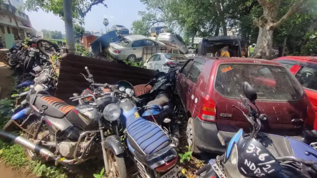 గంజాయి కేసుల్లో సీజైన వాహనాలు