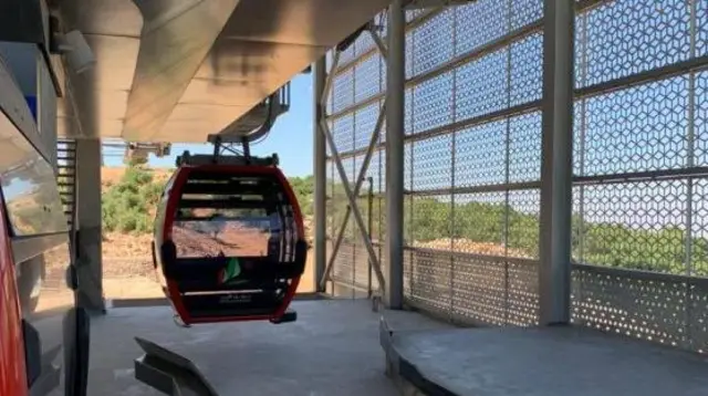 المحطة التشغيلية لتلفريك عجلون