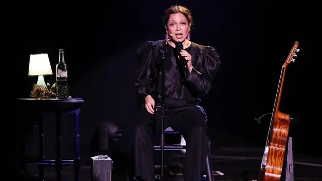 natalia lafourcade durante la gira de su nuevo disco "Cancionera" 
