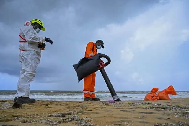 Singapore-registered container ship MV X-Press Pearl