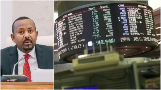 ጠቅላይ ሚኒስትር ዐቢይ/ስቶክ ገበያ