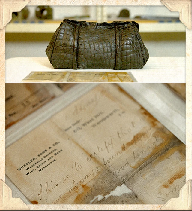 ਮਗਰਮੱਛ ਦੀ ਖੱਲ ਦਾ ਬਣਿਆ ਪਰਸ 