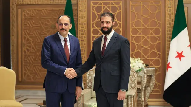 رواں سال ستمبرمیں ابراہیم قالن نے شام کے دارالحکومت دمشق میں شام کے عبوری صدر احمد الشراع سے بھی ملاقات کی تھی۔