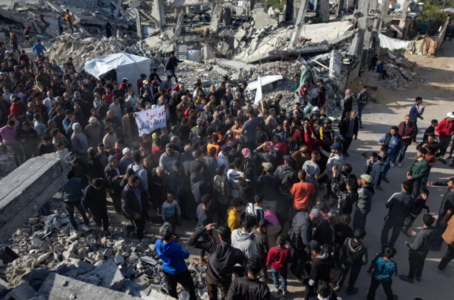 గాజాలో హమాస్‌కు వ్యతిరేకంగా ఆందోళనలు