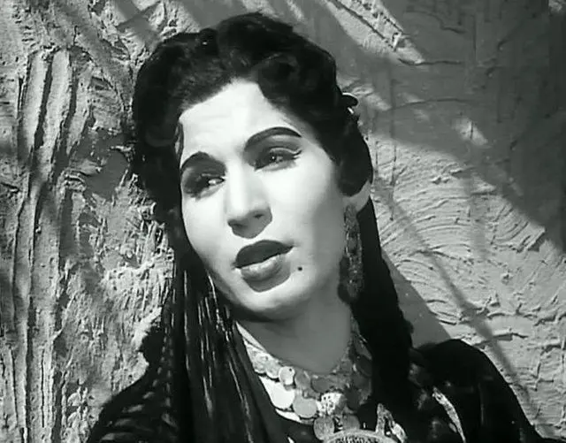 صورة للفنانة فايزة أحمد من فيلم "تمر حنة".