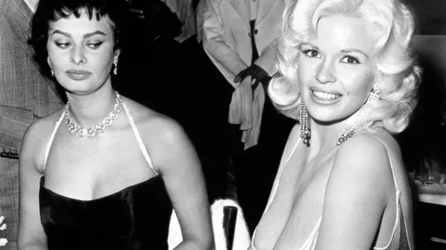 Sofíaa Loren e Jayne Mansfield