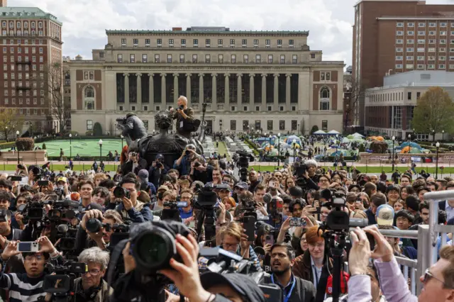 اعتراضات در دانشگاه کلمبیا