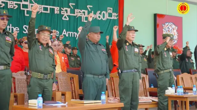 SSA တည်ထောင်ခြင်း နှစ် (၆၀) ပြည့်အခမ်းအနားကို ရက္ခိုင့်တပ်တော် ဒုတိယစစ်ဦးစီးချုပ် ဒေါက်တာညိုထွန်းအောင် တက်ရောက်