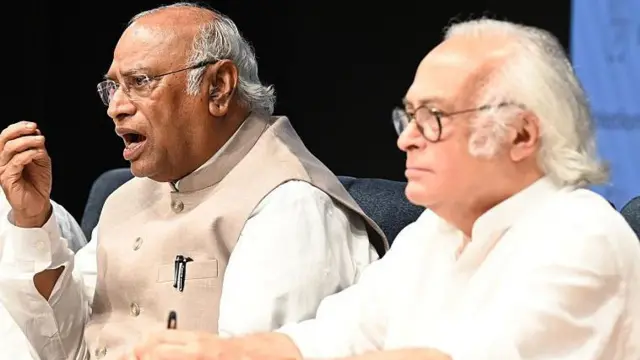 खड़गे- जयराम रमेश