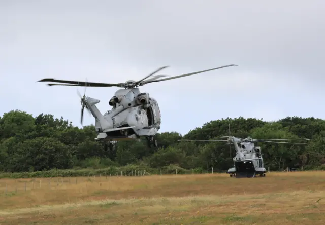 مروحية ميرلين التابعة للبحرية الملكية